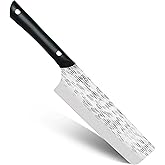 Kai PRO 6" Nakiri Knife, Hand Sharpened Vegetable Knife, Japanese AUS6M Stainless Steel Blade, Full-Tang POM Handle, NSF Certified, Slicing Tool for Professional and Home Chefs