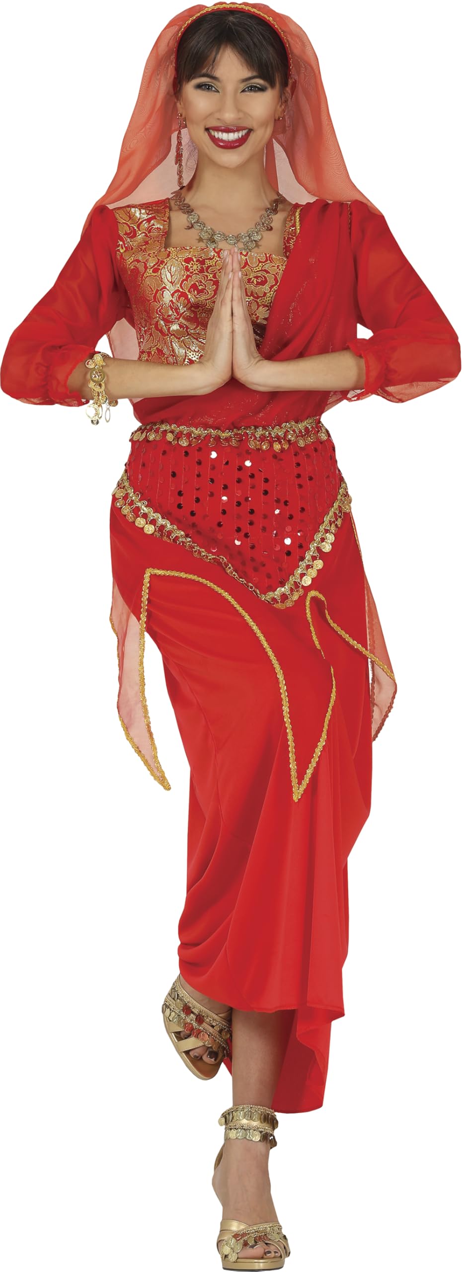 Fiestas Guirca Belly Dance Bollywood Woman Fancy Dress Costume Adult Women Size 14-16