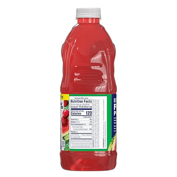 OCEAN SPRAY® 100% JUICE CRANBERRY WATERMELON JUICE BLEND, 64 FL OZ BOTTLE (PACK OF 1)