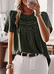 Falechay Blouses for Women Fashion 2025 Hook Flower