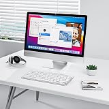 OMOTON Bluetooth Keyboard for Mac UK Layout Silver view 6