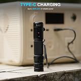 Wuben C3 LED Flashlight 1200 Lumens Rechargeable Type C IP68 view 5
