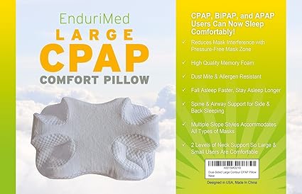 Amazon Com Cpap Pillow Memory Foam Contour Design Reduces Face