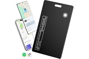 EELEXA [2025 New] Dual Platform(Both iOS&Android) Rechargeable Air Tags Wallet Tracker Card, Smart Wallet Finder, Compatible with Apple Find My & Google's Find Hub, Item Locator, Wireless Charging,Key Finder