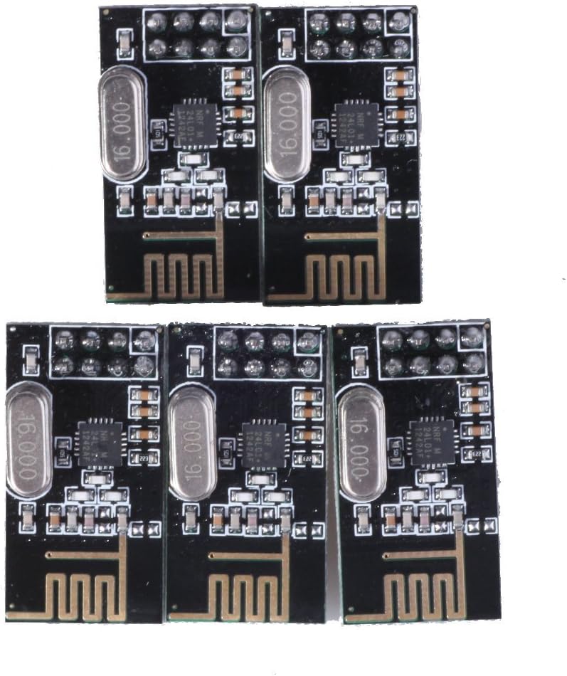 Slou New 5 X Nrf24l01+ 2.4ghz Antenna Wireless Transceiver Module