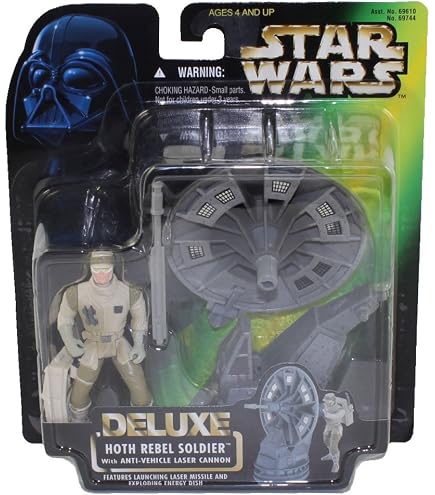 Figurine Star Wars Miniatures : Snowtrooper With E-Web Blaster 51/60 - Occasion