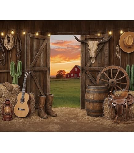 Wild West Saloon Digital Backdrop, Old Western Town, Cowboy Digital Background, Old Time Saloon In The Desert With Mountains - Norway - View #12