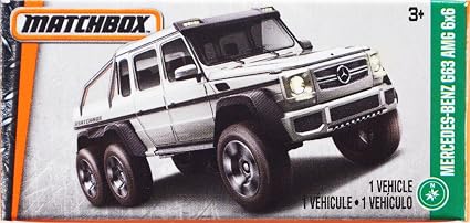 Amazon Com Matchbox 2017 Mercedes Benz G63 Amg 6x6 91 125 White