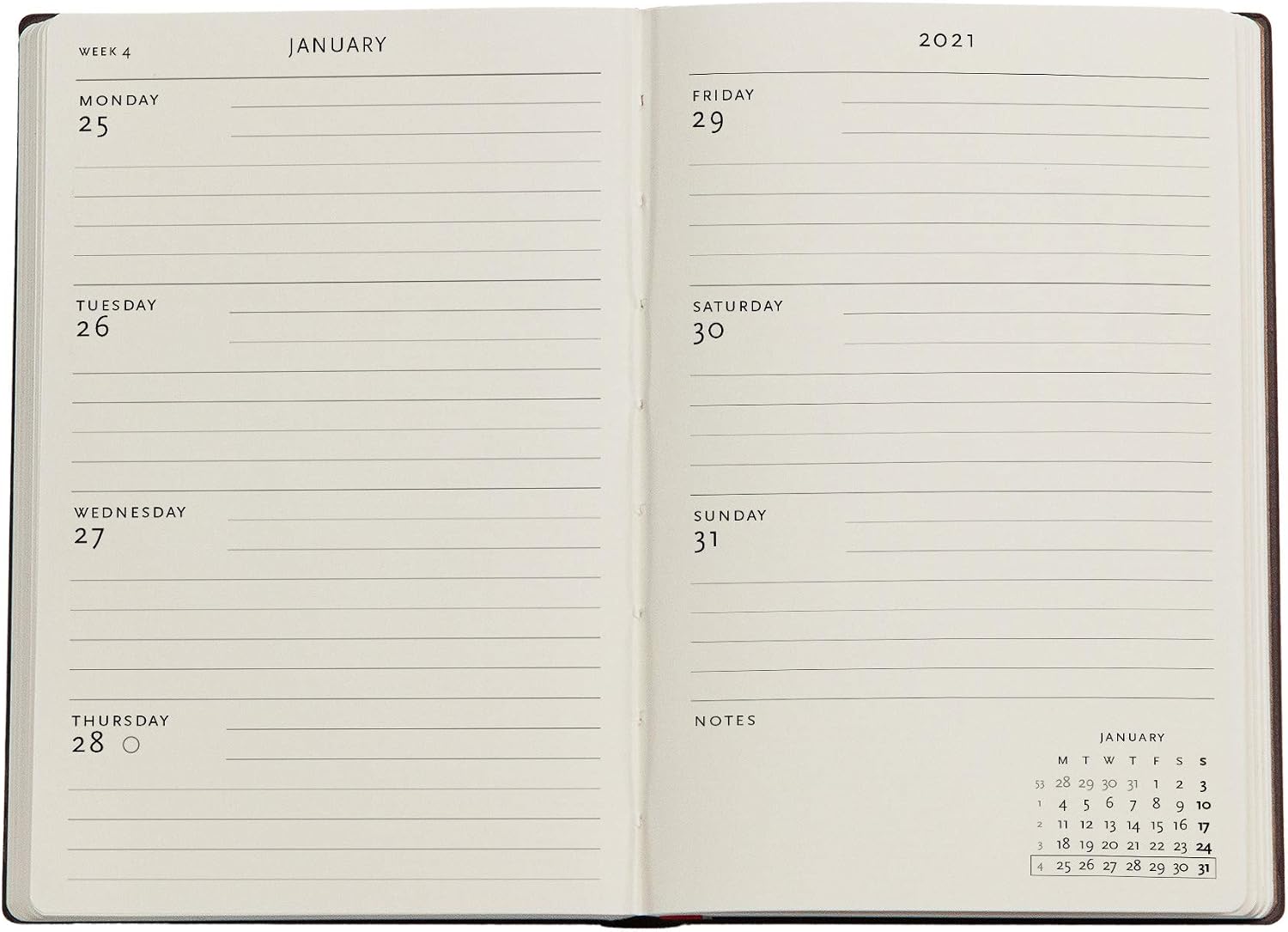 Paperblanks 12-Month Flexi Planners 2021 Madame Butterfly, blue - Image 5