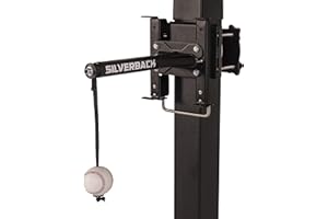 Silverback Portable Baseball Swing Trainer with Lock ‘n Rock Technology,Black