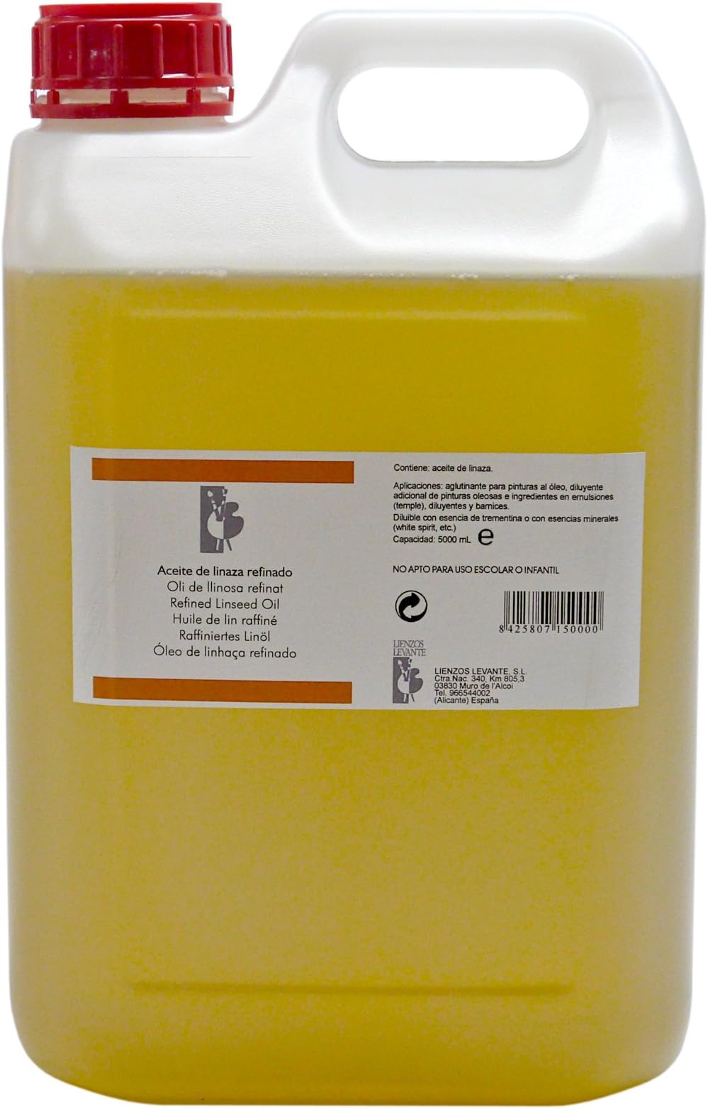 Lienzos Levante Oil Refined Linseed 5000 ml beige