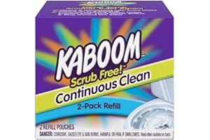 Kaboom Scrub Free! Continuous Clean Toilet Cleaning Refill Tablets (2 Count Per Package) *Refill Tablets Only.