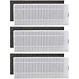 3-Pack Replacement High Efficiency Filter & Sponge Filter Kit Compabile with ISWEEP X5/X3 ROMTOS X5 Robot Vacuum Cleaner