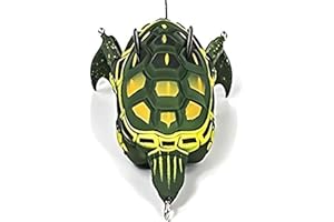 LUNKERHUNT Topwater Fishing Lures Kit (3-Pack) for Bass, Trout | 1 Turtle Lure, 1 Frog Lure, 1 Sunfish Prop Lure | Freshwater Fishing Bait for Pike, Soft Hollow Body, Weedless Hooks