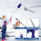 wlich Feather Duster 11 Pcs Extendable Pole Bendable Washable Cobweb Duster view 5