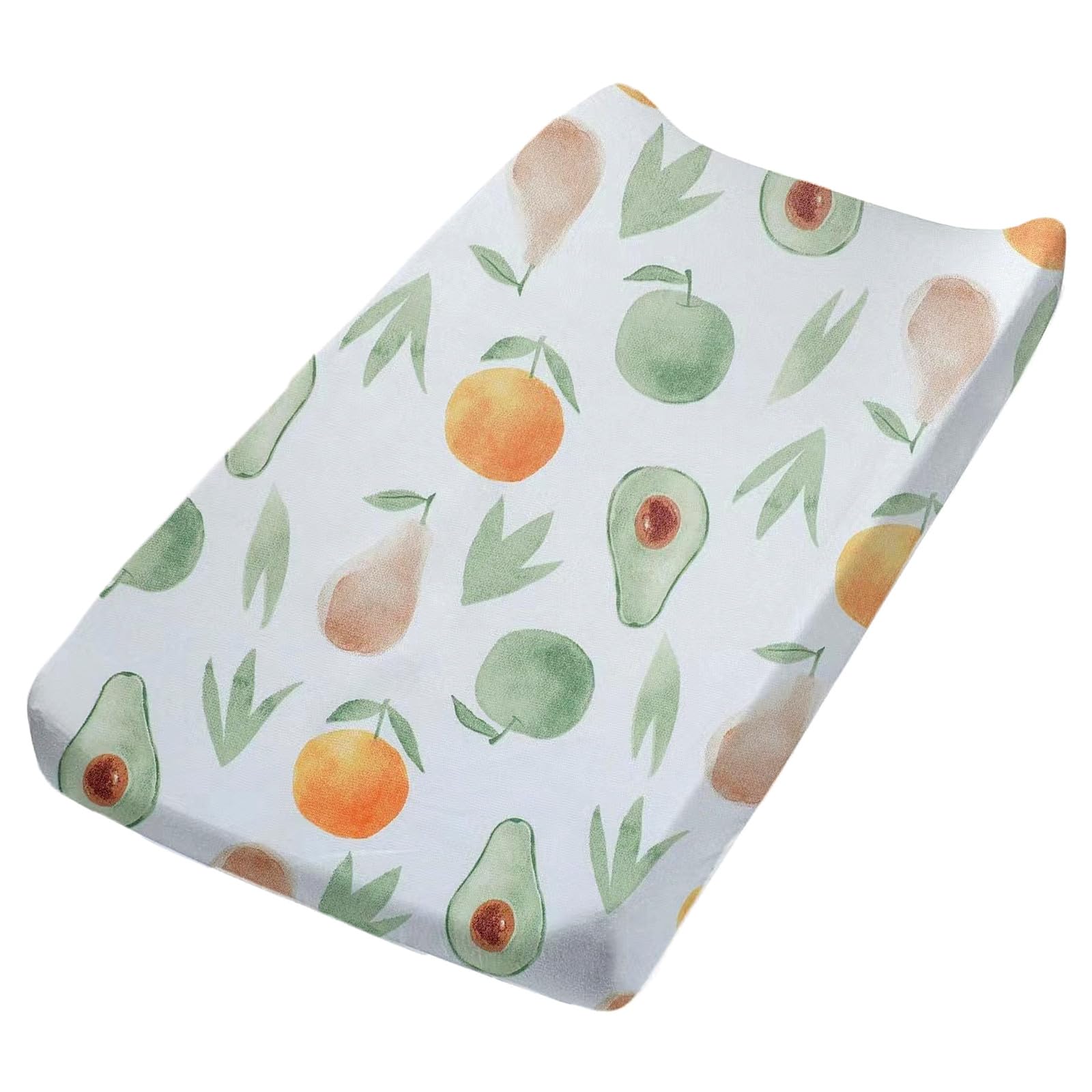 Baby Diaper Changing Pad Cover Cradle Mattress Sheets, 100% Cotton Soft Changing Table Cover Changing Mat Cover Sheets 32''X 17'' (Cover Only, Pad Not Included)