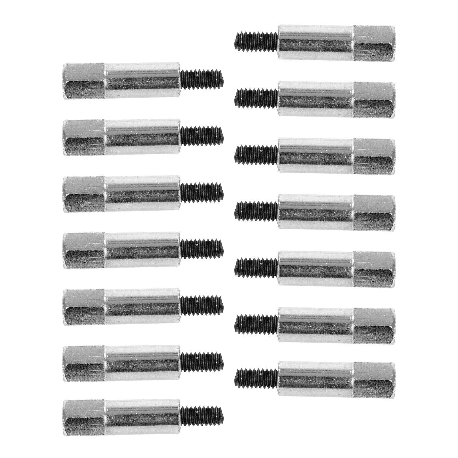 MAGQOO14Pcs Chrome Stud Kit Big Block Valve Cover Bolt Set Replacement for Chevy Fits BBC 396 427 454 502 Engines