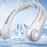 Portable Neck Fan Rechargeable, 5 Speeds, Lightweight, Long Lasting, Battery Operated All-Around Cooling Quiet Personal Fans 