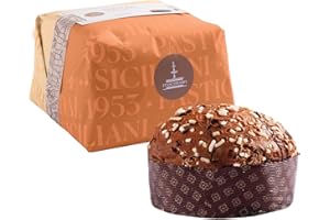Fiasconaro Traditional Italian Chocolate Panettone Holiday Bread Cake, 2.2 Pound (1000 Gram) Hand Wrapped, Imported From Italy