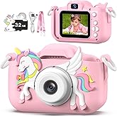 Masterbee Children's Camera Toys for Girls & Boys, 3-12 Years - 1080P HD Video Kids Digital Camera - Perfect for Christmas & Birthday Gifts