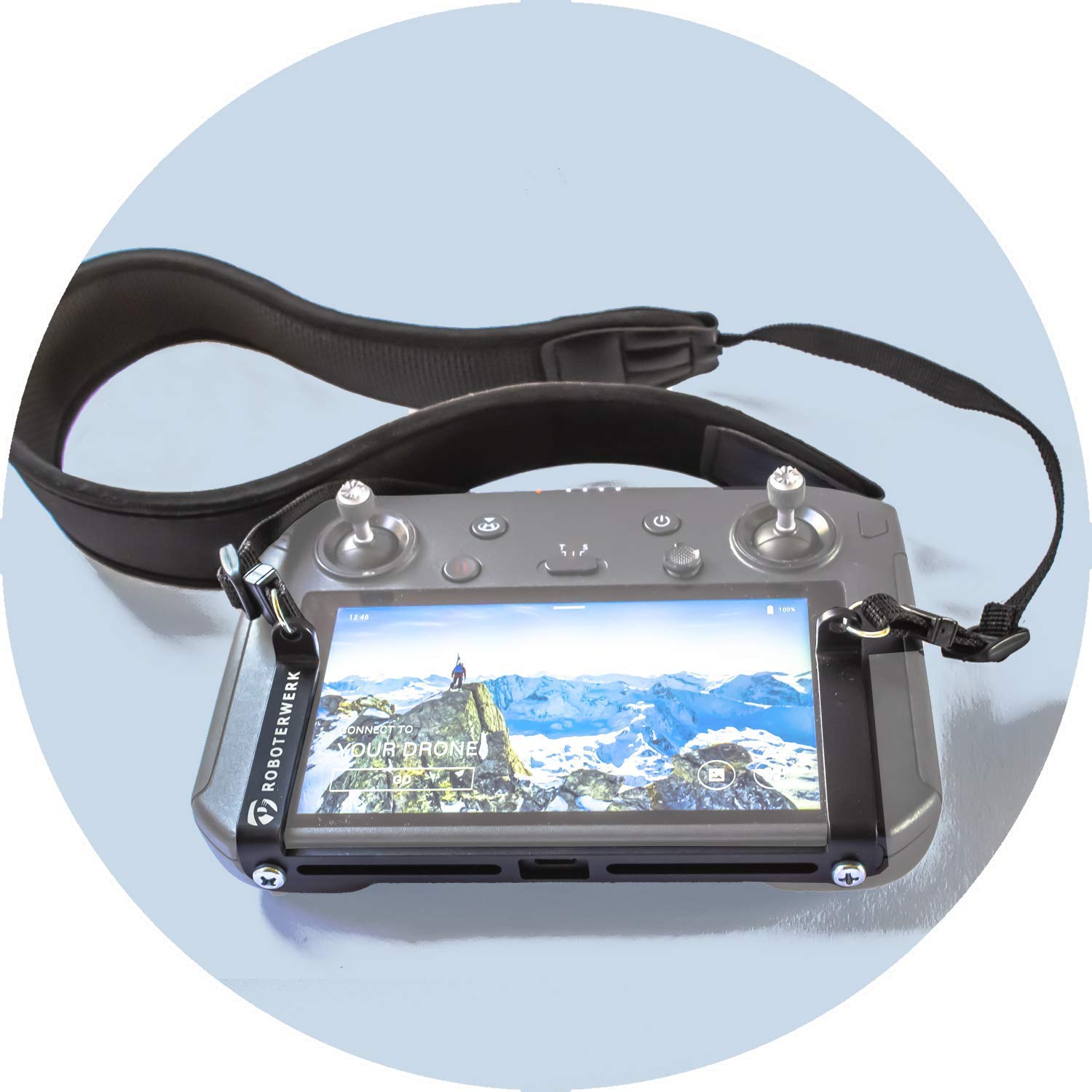 Roboterwerk Shoulder Strap with Horizontal Suspension, Accessories for DJI Smart Controller (Mavic)