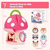hahaland My First Mushroom House with 6 Jungle Animals Baby Toy view 8