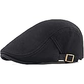 Taidor Men's Cotton Newsboy Hats Flat Ivy Gatsby Cap Irish Cabbie Ivy Driving Hunting Hat