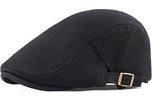 Taidor Men's Cotton Newsboy Hats Flat Ivy Gatsby Cap Irish Cabbie Ivy Driving Hunting Hat