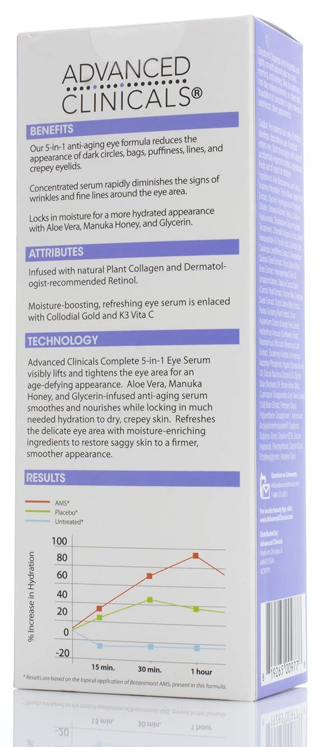 advanced clinicals complete 5 in 1 eye serum