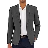 COOFANDY Men's Casual Blazer Slim Fit Lightweight Sport Coat One Button Suit Jacket