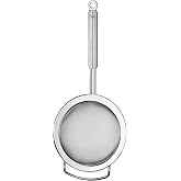 R&ouml;sle Stainless Steel Kitchen Strainer, Fine Mesh, 7.9 Inch with Round Handle - Precision Straining for Culinary Perfection
