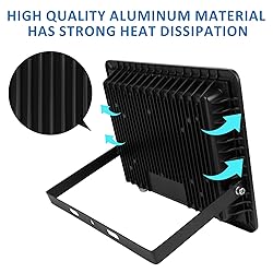 ZHPINGMX 100W LED Flood Light Outdoor, 10000LM