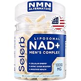 NAD Supplement for Men &ndash; Liposomal NAD+ NMN Alternative Nitric Oxide Prostate Health Supplements with Resveratrol, CoQ10, L Citrulline and Lycopene for Anti-Aging &amp; Cellular Energy Support 60 Capsules