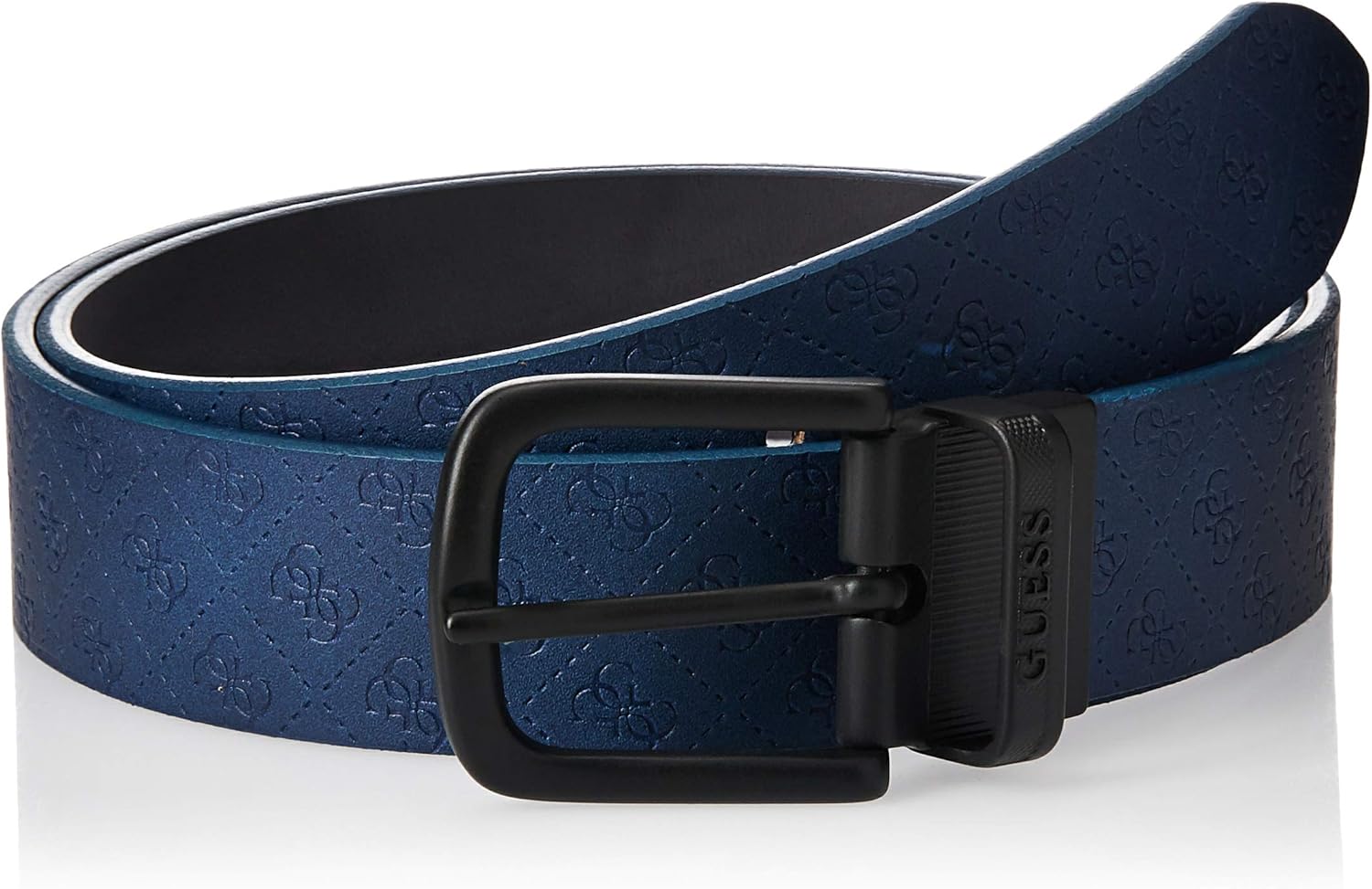 Guess Reversible Leather Belts For Men Blue S Buy Online at Best