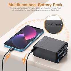 NP-F970 PD 20W Fast Charge 10000mAh Battery