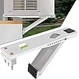 Window Air Conditioner Support Bracket,Relieves Weight Stress On The Window Frame A/C Safe Support Bracket Installs from Inside The House Built-in Bubble Level Window AC Mount Bracket up to 85lbs…