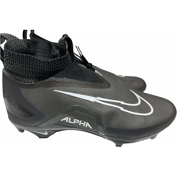 Nike 12 Alpha Menace Elite 3 Mid Black Grey NWOT NO Box‎ Nike Alpha Menace Elite 3 CT6648-001 Mens Gray Size US 10.5  main image 4