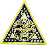 NAS Jacksonville Patch &ndash; with Hook and Loop, 4"