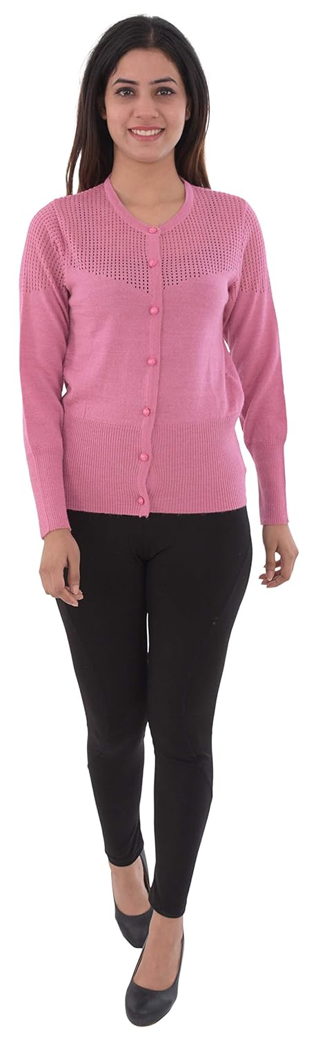 dynamis women winter sweater pink