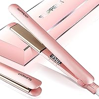 SUPRENT Hair Straightener, 2-in-1 Ceramic Flat Iron for Travel, 1 Inch Straightens & Curls Hair Iron, Heats Up Fast…