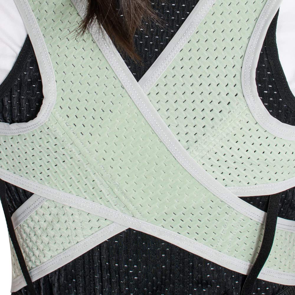 Denshine Fully Adjustable Posture Corrector Shoulder Support Back Brace L(26-32in) for Improve Upper and Lower Back Pain Relief for Women & Men