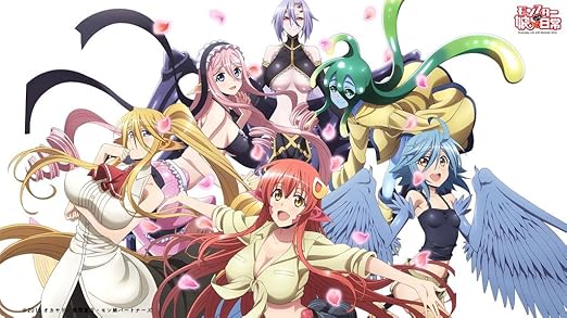 Monster Musume (43x24 inch, 107x60 cm) Silk Poster Seide Plakat PJ1E