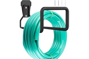ZLHETWT Beenle-Icey Garden Hose Hanger Large Wall Mounted Solid Hosepipe Holder Heavy Duty Metal Wall Storage Bracket Hose St