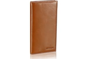 HISCOW Minimalist Checkbook Cover - Full Grain Leather