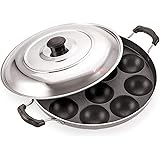 Vinod Appam Patra Paniyaral Non-Stick Paniyaram Paniyarakal/Aebleskiver Pan, 9.5" - 450g