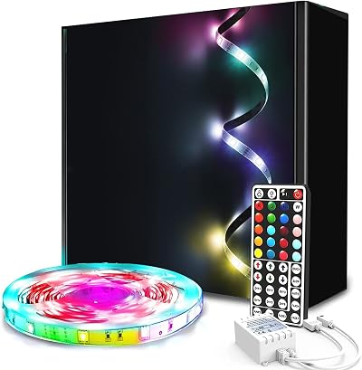 phopollo 24v LED Strip Lights 7.5m RGB with 44 Keys Remote