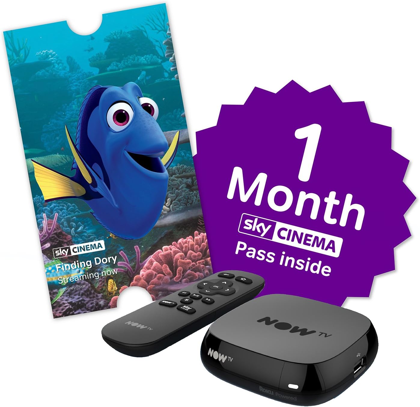 NOW TV Box with 1 Month Cinema Pass and Sky Store Voucher