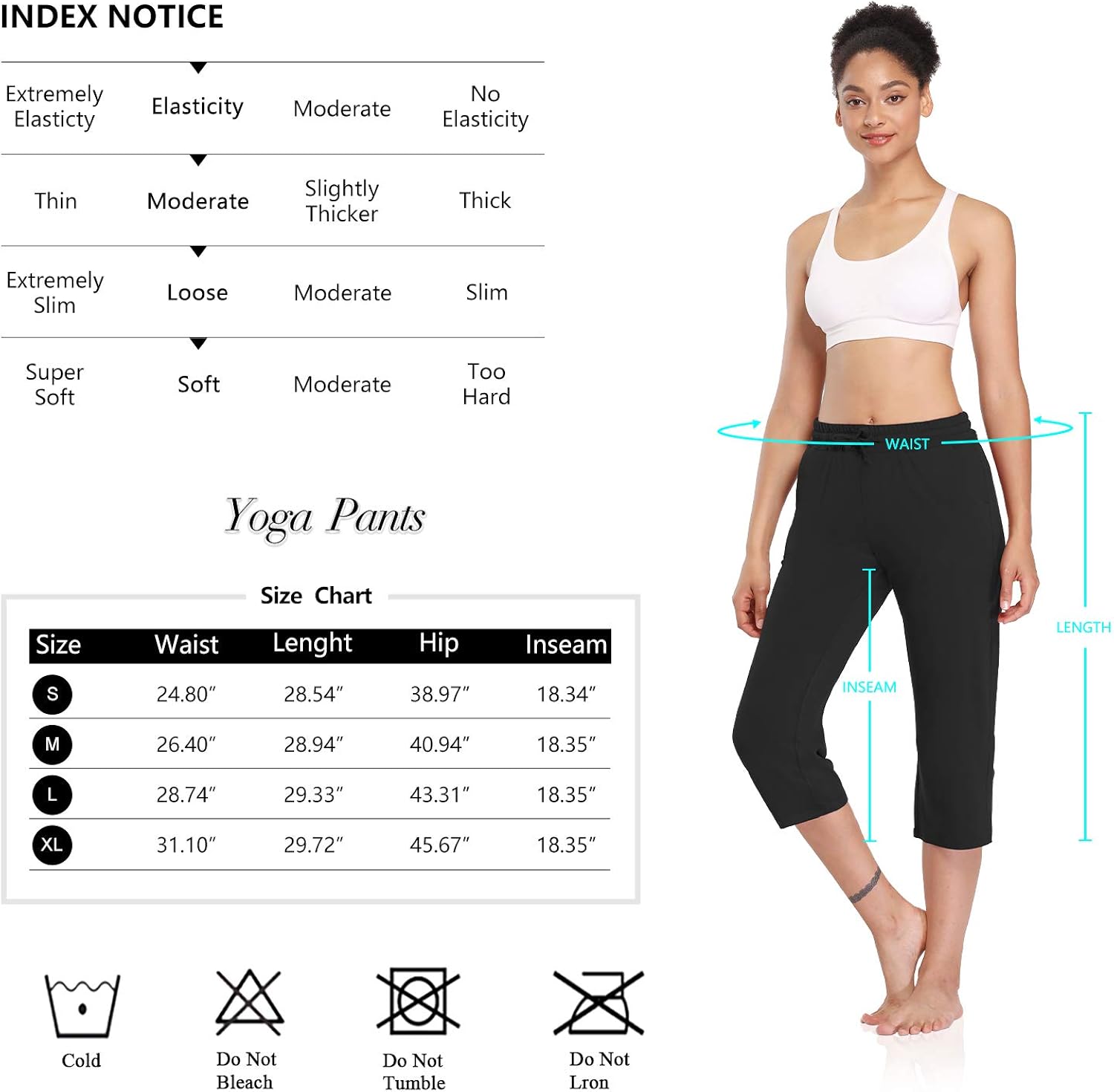 DIBAOLONG Womens Yoga Pants Capri Wide Leg Comfy Drawstring Loose Lounge Workout Pants with Pockets: Clothing