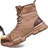 SUADEX Steel Toe Boots for Men Military Work Boots