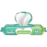 Lenços Umedecidos Pampers Aroma de Aloe Vera 48 Unidades, Pampers